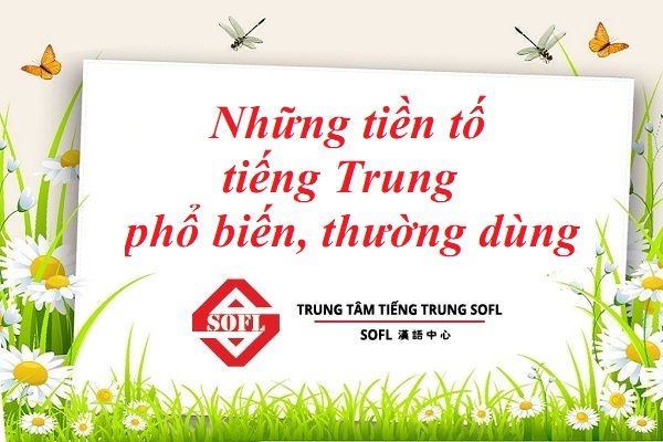 Tiền tố thông dụng trong tiếng Trung