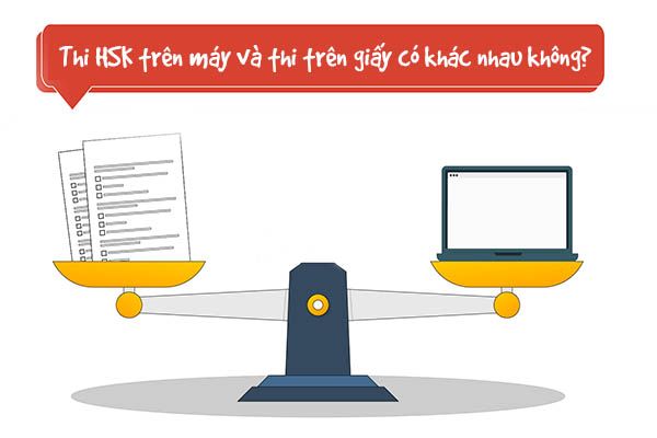 Differences between taking the HSK exam on a computer versus on paper