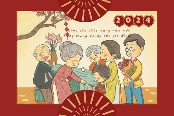 chúc mừng năm mới tiếng trung 2024 cho gia đình và người thân