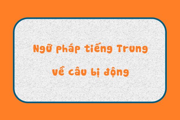 ngữ pháp tiếng trung