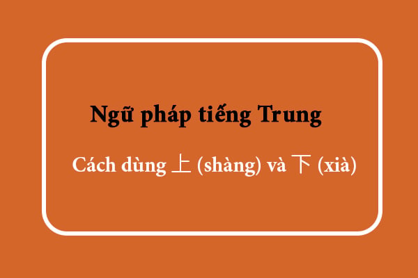 ngữ pháp tiếng trung