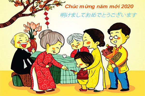 Chúc mừng năm mới bằng tiếng Nhật