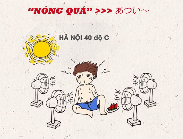 Mẫu câu giao tiếp tiếng Nhật về thời tiết