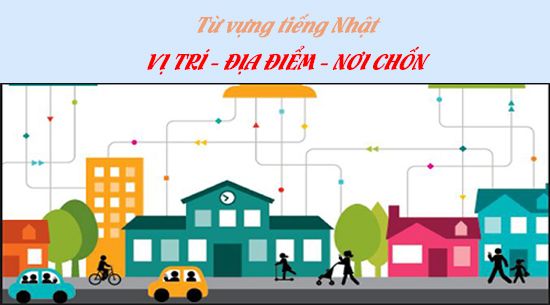 Từ vựng tiếng Nhật về vị trí và nơi chốn