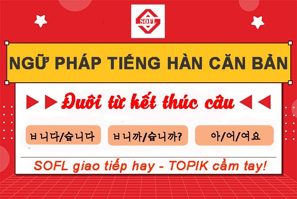 Ngữ pháp tiếng Hàn về hậu từ kết thúc câu