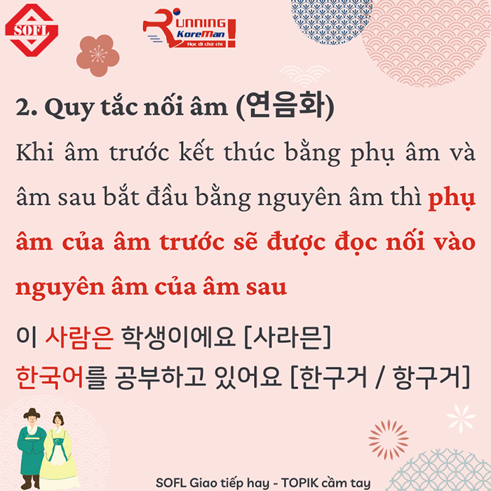 Quy tắc phát âm trong tiếng Hàn