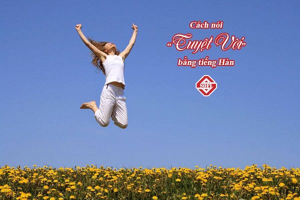 cách diễn tả “tuyệt vời” bằng tiếng Hàn