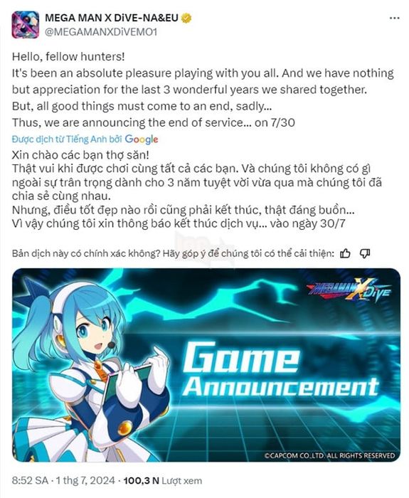 Thương hiệu game tuổi thơ bất ngờ chấm dứt hoạt động sau 4 năm ra mắt mà không có lý do