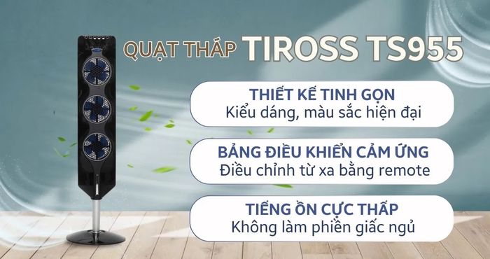 Ưu điểm của quạt tháp Tiross