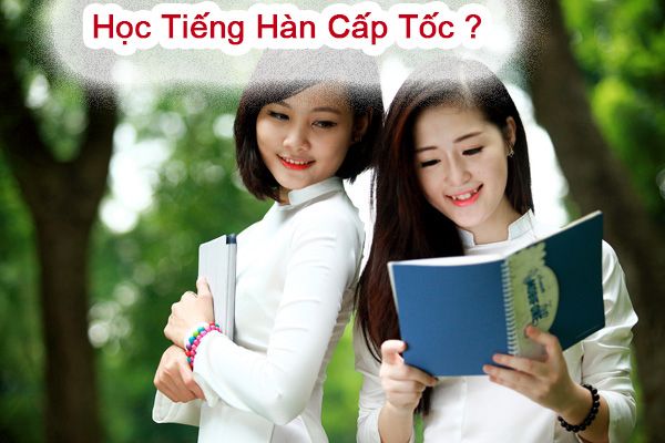 Học tiếng Hàn cấp tốc có dễ không