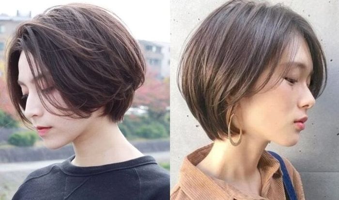 Kiểu tóc bob layer ngắn với độ dài ngang cổ hoặc ngắn hơn một chút. Lớp layer bên dưới được tỉa đều và xen kẽ tạo thành nhiều tầng đa sắc cực kỳ thu hút. Đây cũng là kiểu tóc ngắn được các chị em dưới 40 tuổi yêu thích.