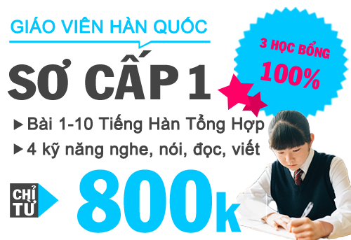 học tiếng hàn cơ bản tại Mytour