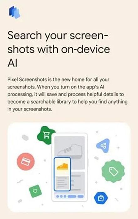 Tính năng mới của Pixel Screenshots