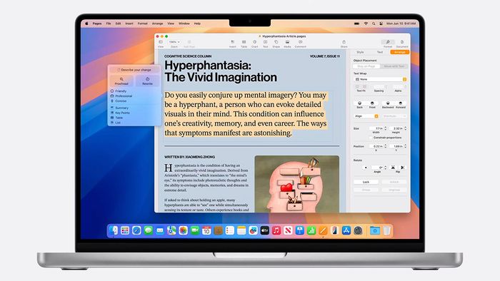 Apple Intelligence tích hợp một cách toàn diện vào hệ thống