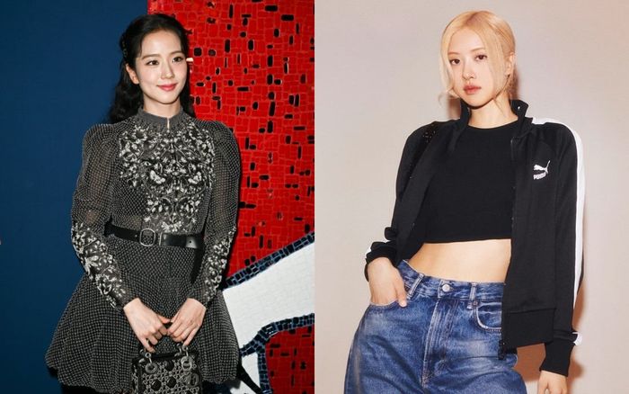 Jisoo (trái) và Rosé thường xuyên góp mặt trong các chiến dịch thời trang quốc tế - Ảnh: DIOR/PUMA