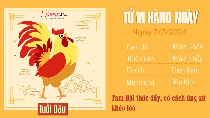 Tu vi hàng ngày 7/7/2024 - Dậu