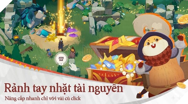 Hành Trình AFK - Tựa game RPG thế giới mở giả tưởng nhẹ nhàng sắp ra mắt tại Việt Nam.