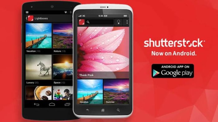 Hướng dẫn tải ứng dụng Shutterstock trên điện thoại Android