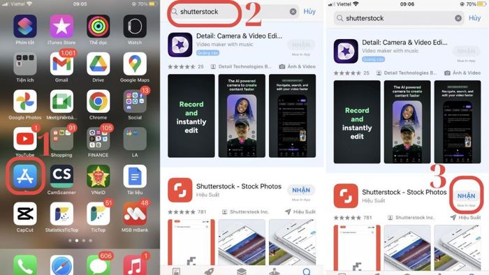 Hướng dẫn tải ứng dụng Shutterstock trên iPhone