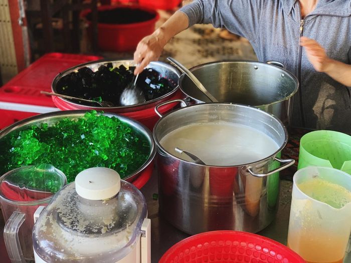 Quán bán đậu sương sáo ngày nay vài nghìn ly tại Quy Nhơn