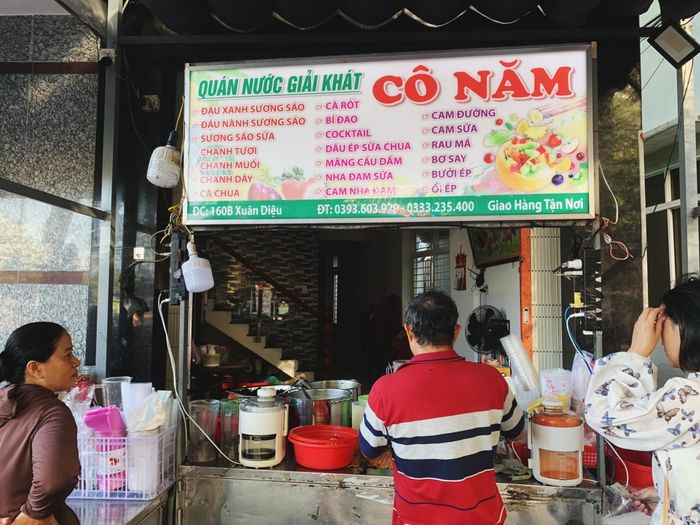 Quán bán đậu sương sáo ngày nay vài nghìn ly tại Quy Nhơn