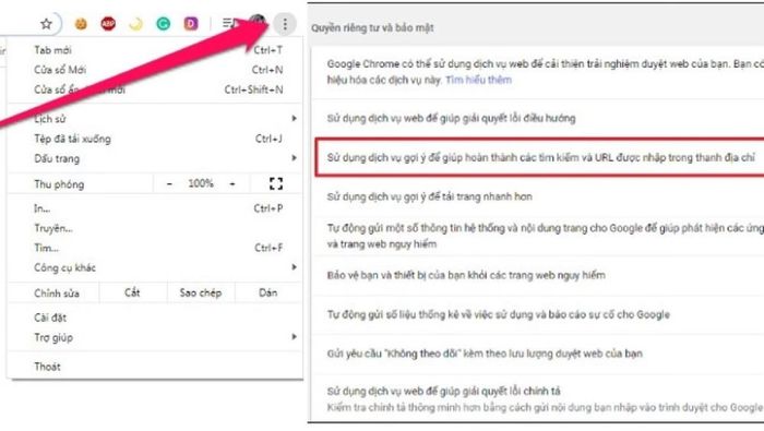 Nguyên nhân và cách khắc phục khi Google Chrome gặp sự cố nhập liệu tiếng Việt