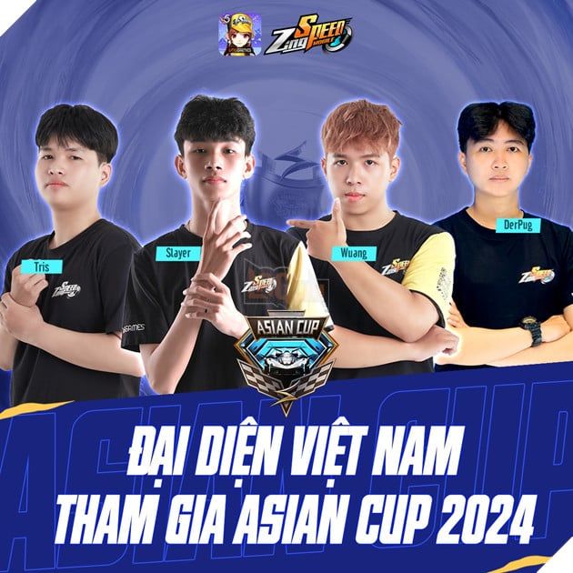 Đại diện của ZingSpeed Mobile Việt Nam đã sẵn sàng cho Asian Cup 2024.