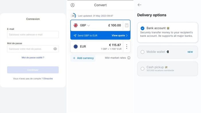 cách chuyển tiền từ nước ngoài về Việt Nam qua XE Money Transfer