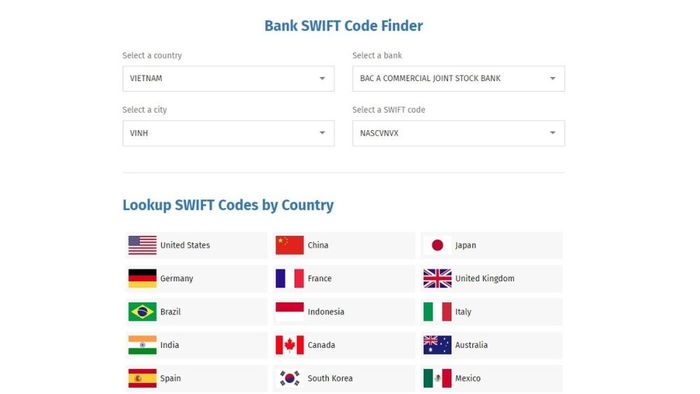 Hướng dẫn chuyển tiền từ nước ngoài về Việt Nam bằng SWIFT Bank