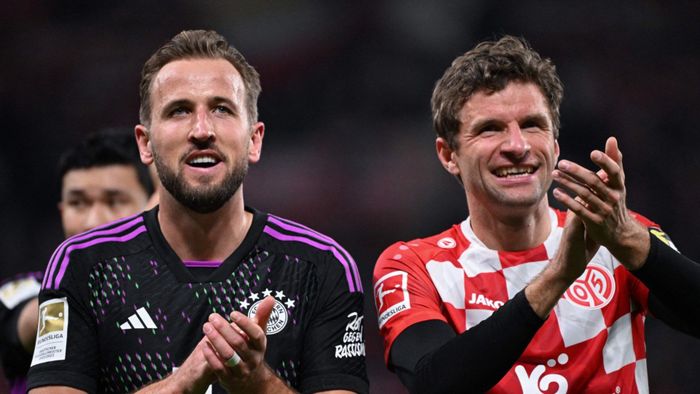 Harry Kane Thomas Muller Bayern Munich