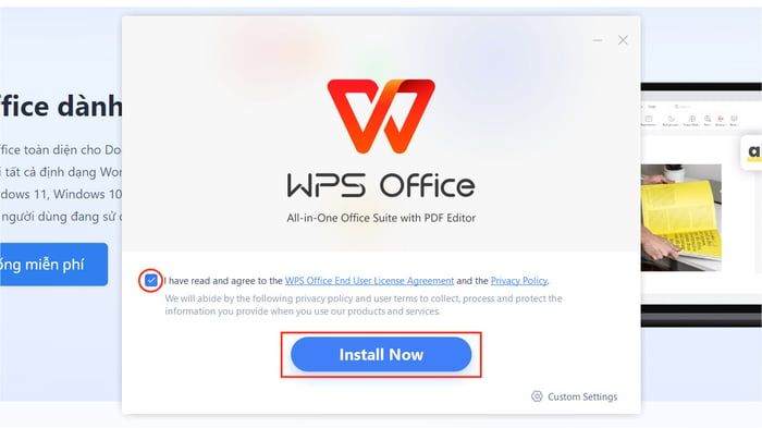 Cách gỡ bỏ và cài đặt lại WPS Office trên Windows 10 - Bước 4