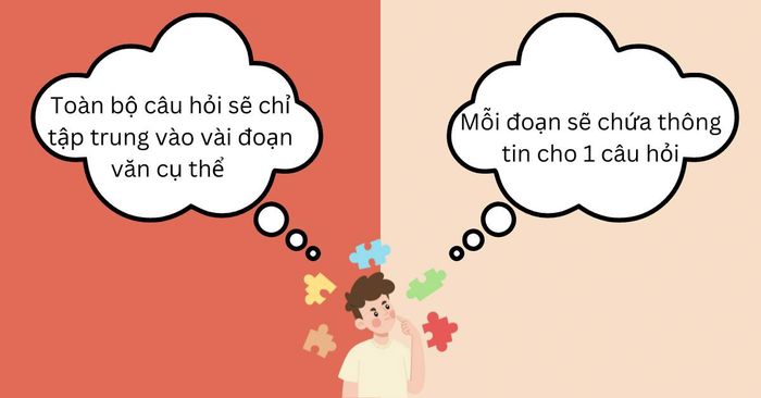 Hai tình huống của dạng bài Matching Sentence Endings