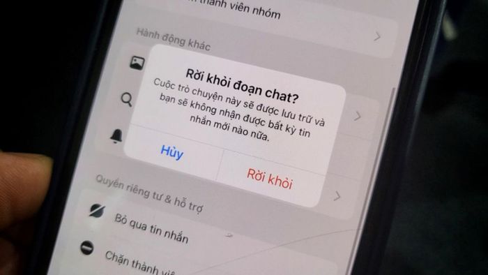 Những lưu ý trước khi thực hiện cách giải tán nhóm chat Messenger