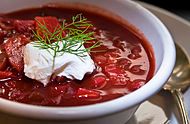 Súp Borscht nổi tiếng của Ukraina