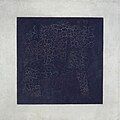 Hội họa vải Đen Tối Giản Vuông của Kazimir Malevich, 1915