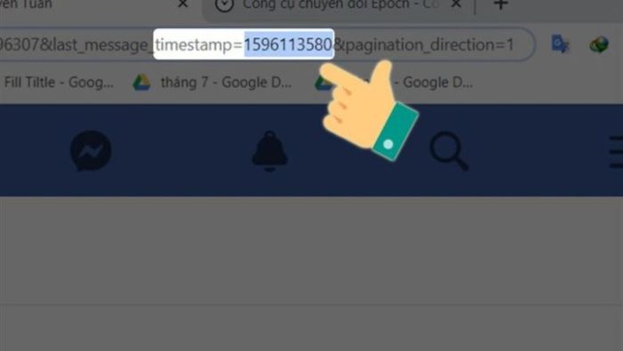 Hướng dẫn xem lại tin nhắn đầu tiên trên Messenger qua máy tính - Bước 4