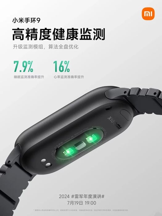 Xiaomi Smart Band 9 sắp ra mắt với nhiều cải tiến đáng chú ý.