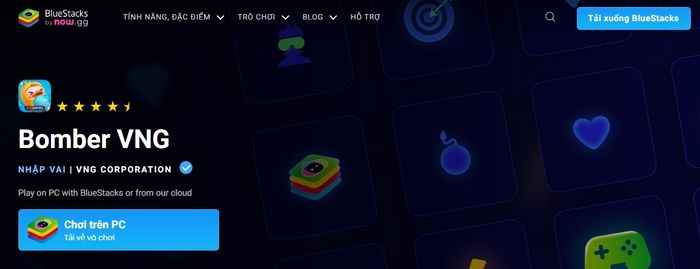 Cùng trải nghiệm Bomber VNG trên PC với BlueStacks