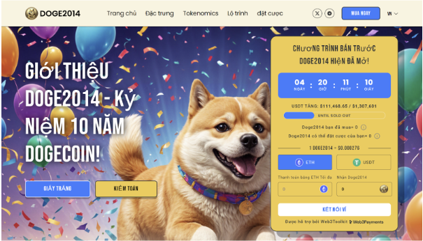 hãy đầu tư vào DOGE2014 ngay lập tức!