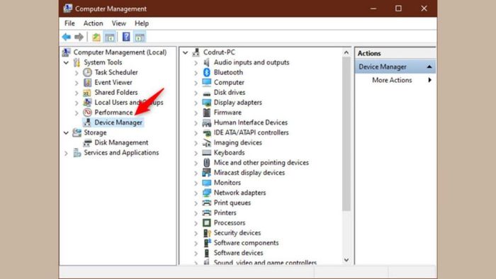 Cách vào Device Manager qua This PC