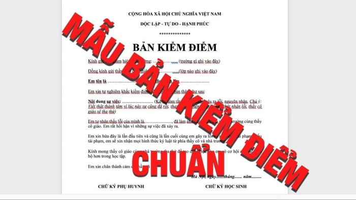 Hướng dẫn chi tiết cách viết bản kiểm điểm