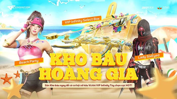 Đột Kích tung ra sự kiện Kho Báu Hoàng Gia Sapphire: Summer Vibe với quà tặng đặc biệt lớn