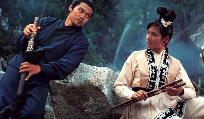 La Liệt và Trịnh Phối Phối trong một cảnh phim từ Kim Yến Tử (1968)