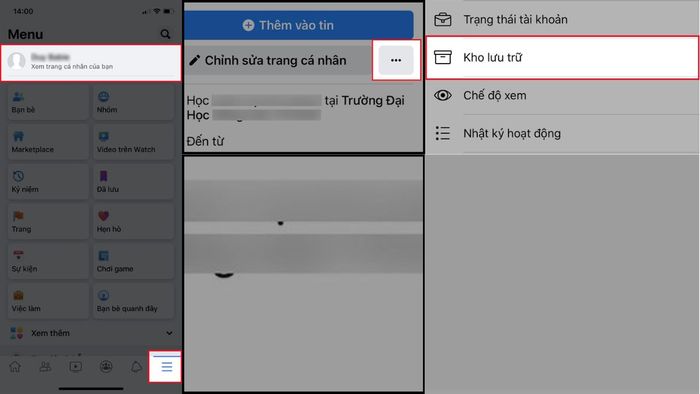 Hướng dẫn xóa story cũ trên Facebook từ điện thoại chi tiết bước 1