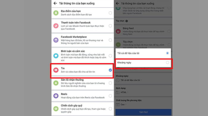 Hướng dẫn khôi phục story Facebook đã xóa qua file Backup - Bước 2