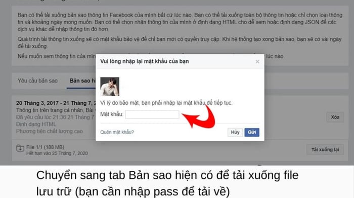 Hướng dẫn khôi phục story đã xóa trên Facebook bằng máy tính - Bước 4