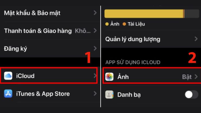 Hướng dẫn tải ảnh từ iCloud bước 2