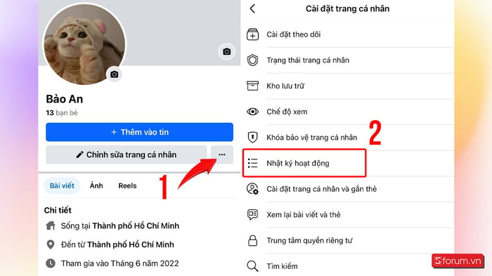 Hướng dẫn ẩn nhiều bài viết trên Facebook theo khoảng thời gian, bước 1