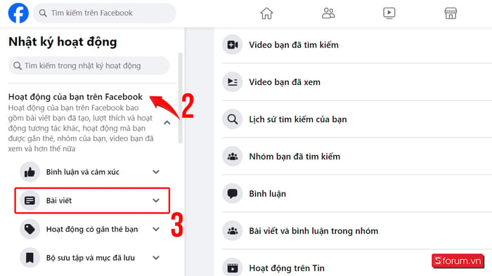 Hướng dẫn ẩn tất cả bài viết trên Facebook bằng máy tính - Bước 2