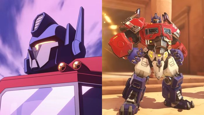 Reinhardt hóa thân thành Optimus Prime